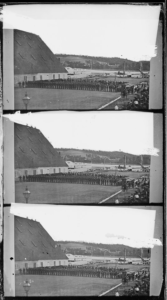 Navy Yard regiment at drill. (71st. N.Y.^) - NARA - 524987
