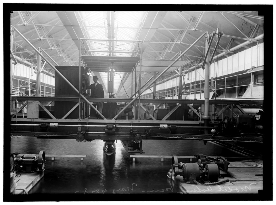 NAVY YARD, U.S., WASHINGTON. MODEL TESTING BASIN, MARYLAND LCCN2016868721