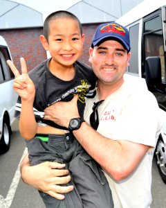 Navy Misawa Sailors beautify northern Japan-located orphanage 140628-N-ZI955-300