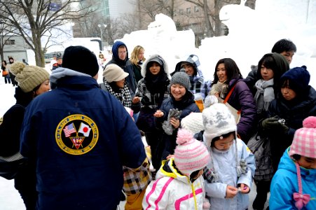 Navy Misawa snow team attends 64th annual Sapporo Snow Festival 130204-N-ZI955-055