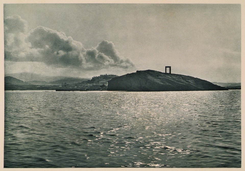 Naxos vue de la mer, et la porte du temple de Dionysos - Baud-bovy Daniel Boissonnas Frédéric - 1919
