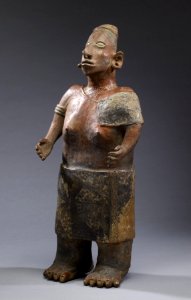 Nayarit - Standing Female Figure - Walters 20092012 - Three Quarter Left
