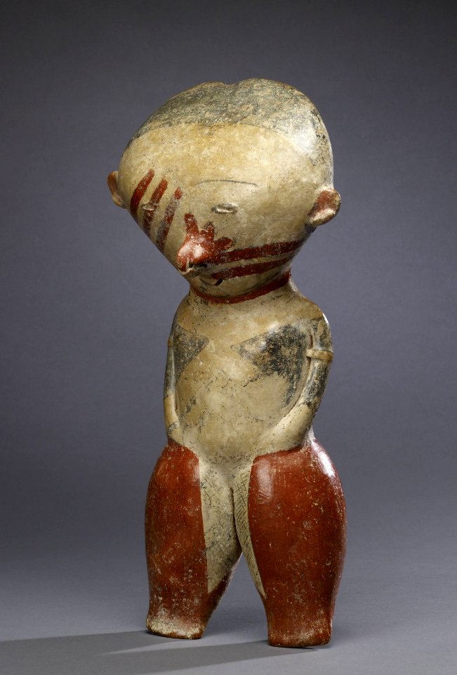 Nayarit - Standing Female Figure - Walters 20092062 - Three Quarter Left