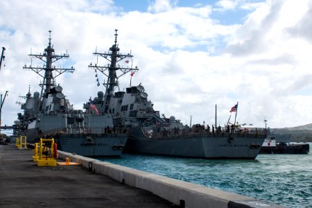 NBG hosts US-JN ships for Multi-Sail 2016 160304-N-OG363-002