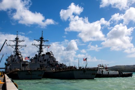 NBG hosts US-JN ships for Multi-Sail 2016 160304-N-OG363-010