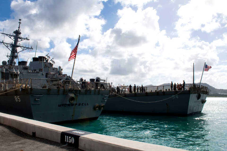 NBG hosts US-JN ships for Multi-Sail 2016 160304-N-OG363-004
