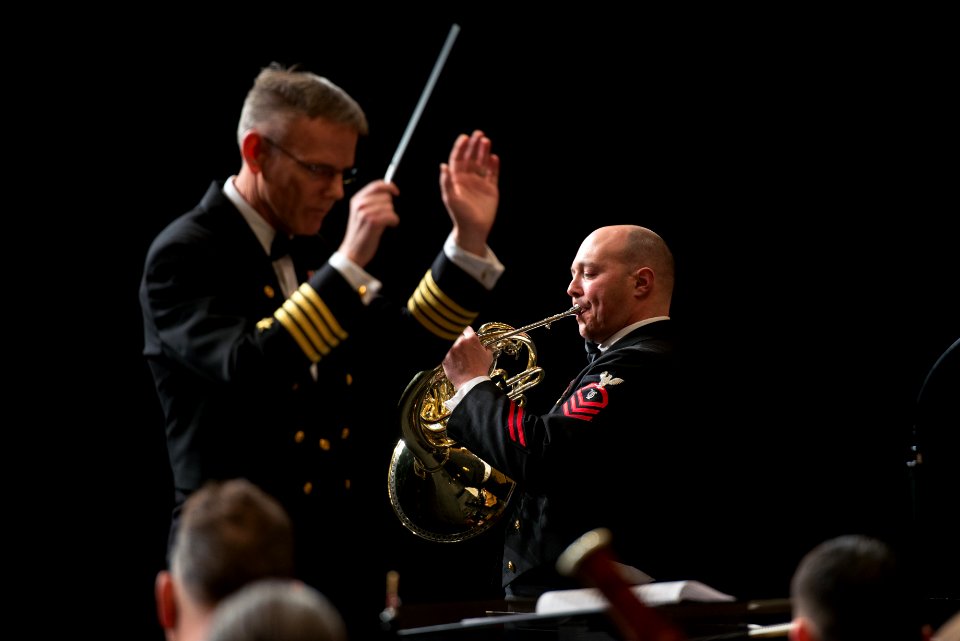 Navy Band visits Ann Arbor (32696135944)