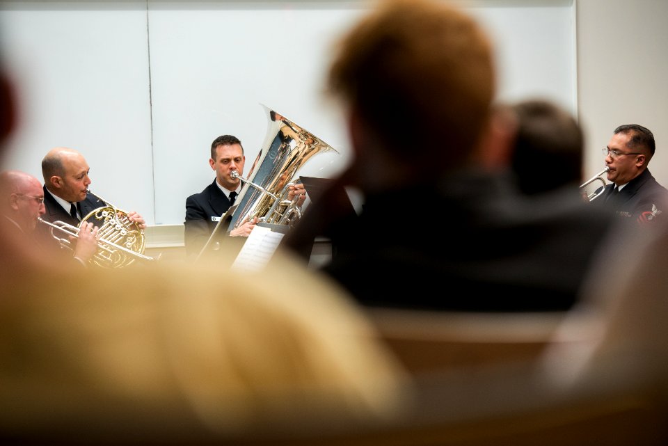 Navy Band visits Ann Arbor (33168155480)
