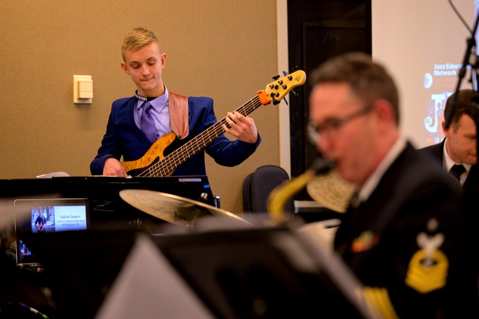 Navy Band visits New Orleans jazz conference January 2020 03