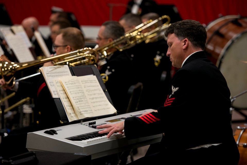 Navy Band visits North Lake (32752376394)