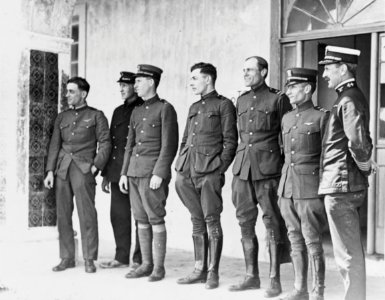 NC-4 Crew in the Azores with Capt. Richard H. Jackson, May 1919