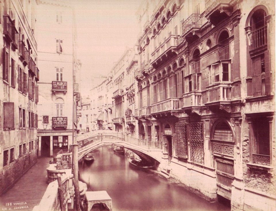 Naya, Carlo (1816-1882) - n. 498 - Venezia - Rio di Canonica