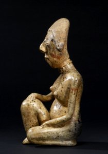 Nayarit - Kneeling Female Figure - Walters 20092014 - Left Side