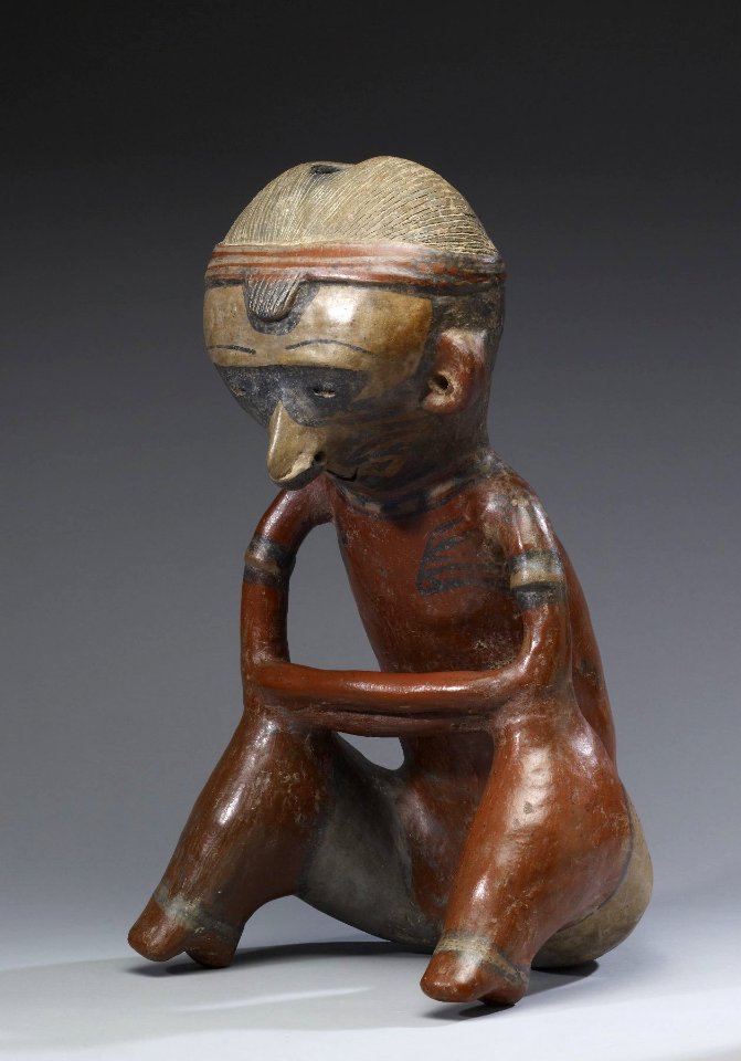 Nayarit - Seated Male - Walters 20092061 - Three Quarter Left