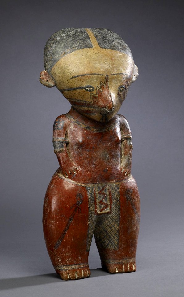 Nayarit - Standing Female Figure - Walters 20092059 - Three Quarter Right