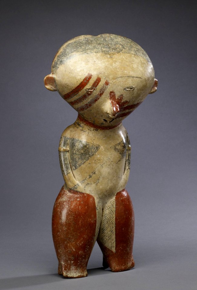 Nayarit - Standing Female Figure - Walters 20092062 - Three Quarter Right