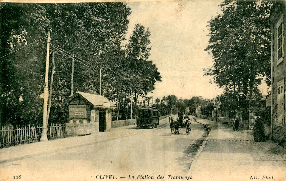 ND 118 - OLIVET - La Station des Tramways