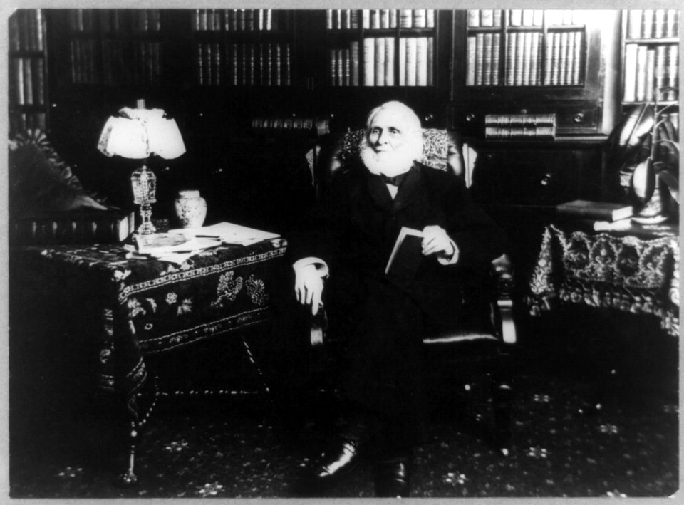 Neal Dow, General, seated, facing left LCCN96515660