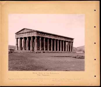 Near base of the Acropolis. The Theseion