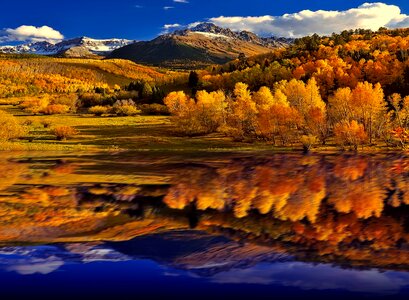 Landscape travel water