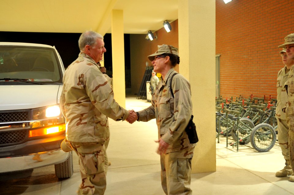 Navy leaders travel to boost morale in Afghanistan 110122-N-FI224-173