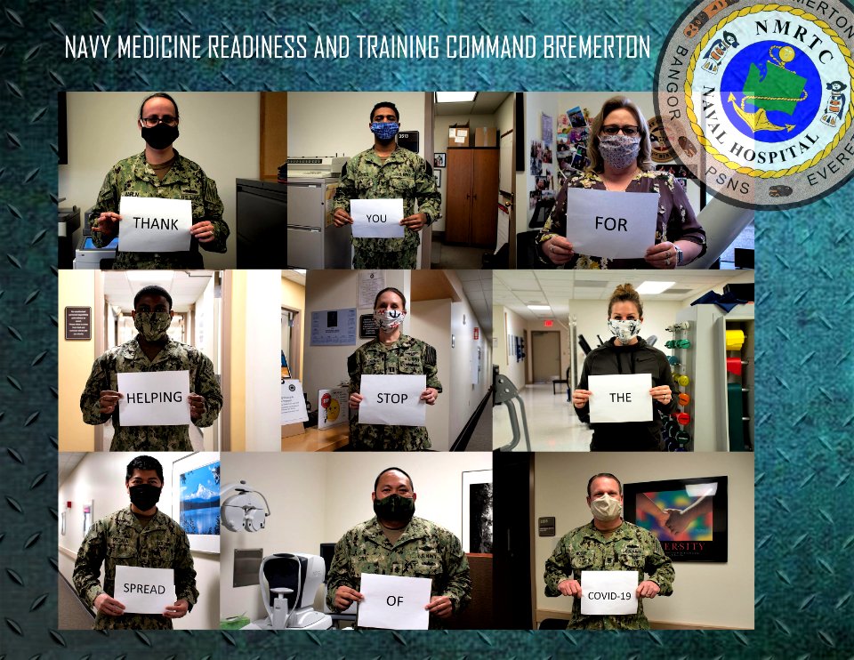 Navy Medicine Readiness and Training Command Bremerton COVID poster 1 (49813517931)