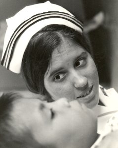 Navy nurse aboard the USS Sanctuary -- 1960s