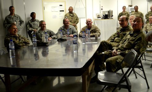 Navy surgeon general visits frontline 120417-N-LS301-001