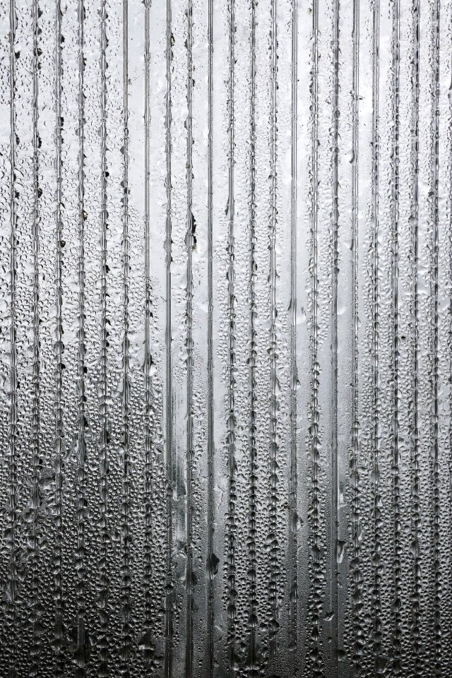 Double glass bad weather precipitate