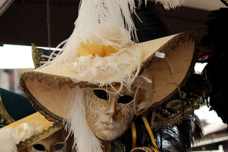Venice carnival venetian mask