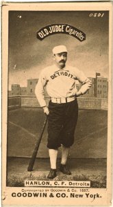 Ned Hanlon, Detroit Wolverines, baseball card portrait LCCN2007686521