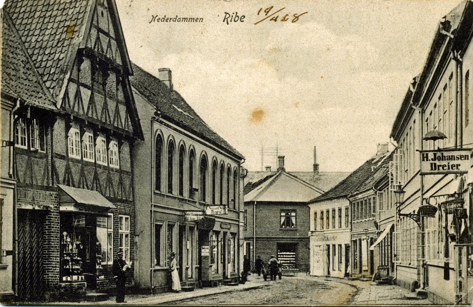 Nederdammen før 1908, Ribe