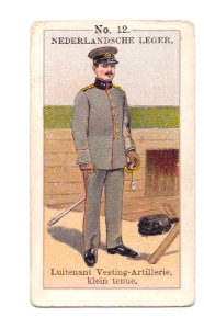 Nederlandsche leger No. 12. Luitenant Vesting-Artillerie, klein tenue