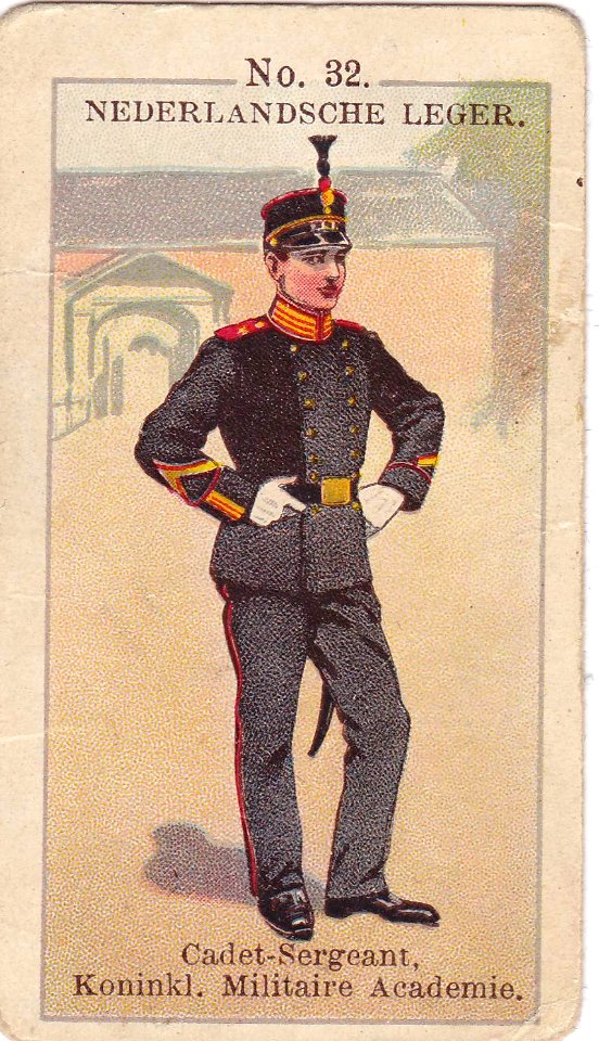 Nederlandsche leger No. 32. Cadet-Sergeant, Koninkl. Militaire Academie.