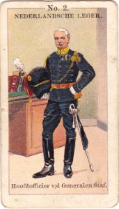 Nederlandsche leger No. 2. Hoofdofficier vd Generalen Staf