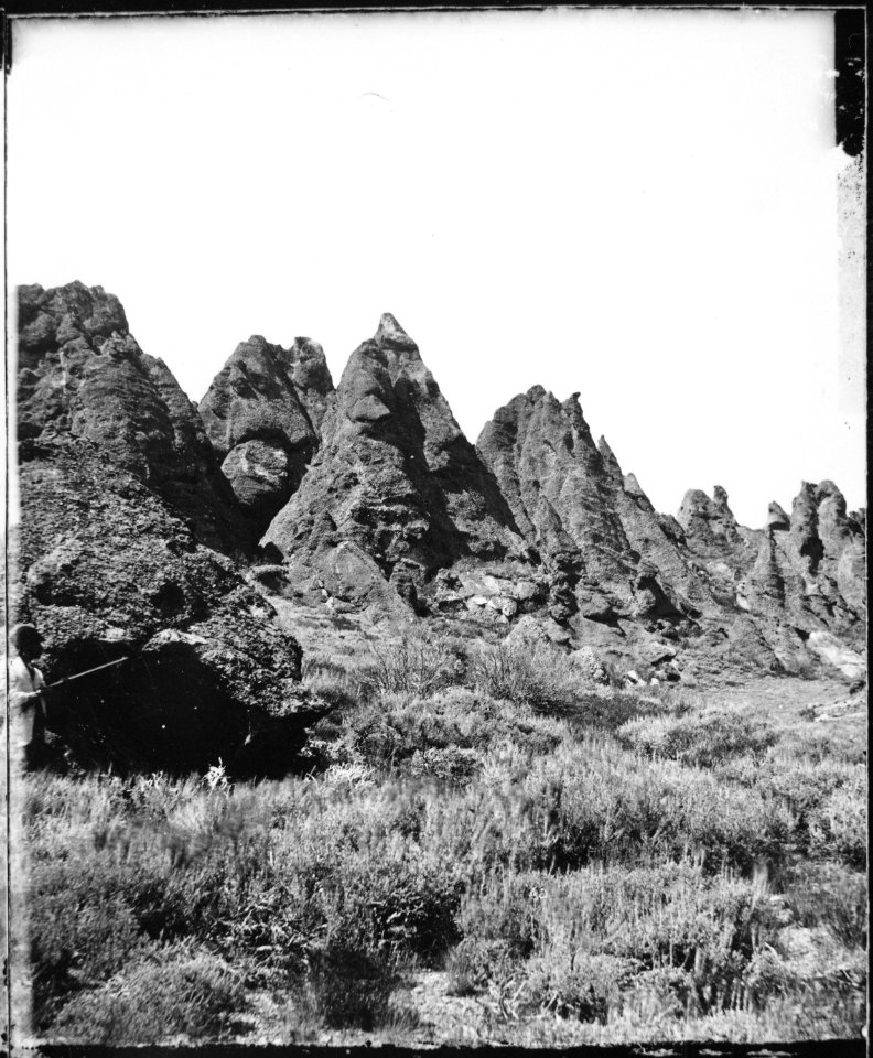Needle Rock, near Wasatch, on the old stage road. Summit County, Utah. - NARA - 517349