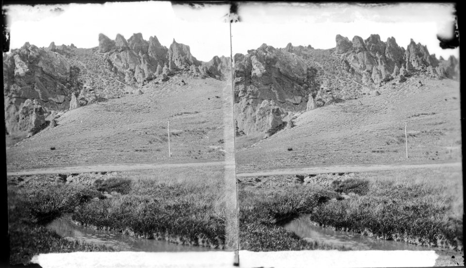 Needle Rocks, near Wasatch, on the old stage road. Summit County, Utah. - NARA - 517350