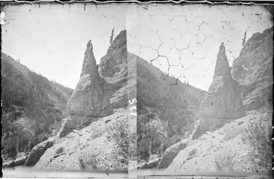 Needle, in Bridger Canyon. Near Fort Ellis. Gallatin County, Montana. - NARA - 517469
