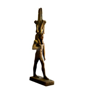 Nefertum statuette-Louvre room 644 display 2 first from right-IMG 0542-white