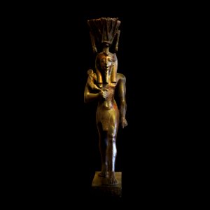Nefertum statuette with tiara-N 5055-IMG 2174-black