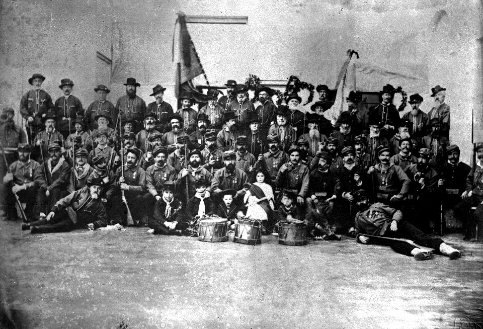 Neg. 04. Acto de Garibaldinos por muerte de Garibaldi
