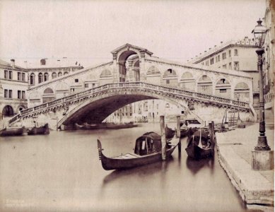 Naya, Carlo (1816-1882) - n. 012 - Venezia - Ponte di Rialto (alternative take)