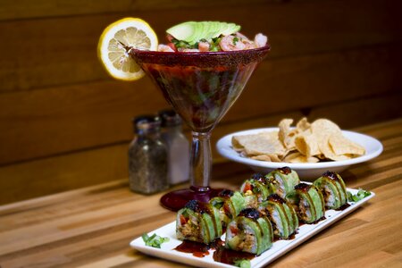 Refreshment drink shrimp