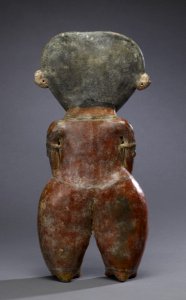 Nayarit - Standing Female Figure - Walters 20092059 - Back