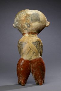 Nayarit - Standing Female Figure - Walters 20092062 - Back