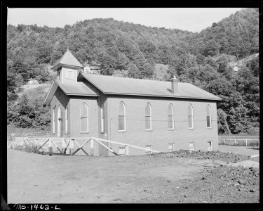 Negro church built by church members with their own funds and not on company property. Gilliam Coal and Coke Company... - NARA - 540802