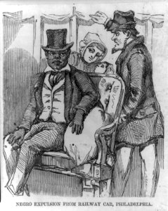 Negro expulsion from railway car, Philadelphia LCCN2007678048