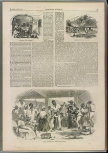 Negro dance on a Cuban plantation Coolies and Negroes ; Farm scene near Havana. LCCN2017658722