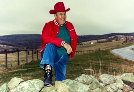 NBC Weatherman Willard Scott near his home in The Plains, VA