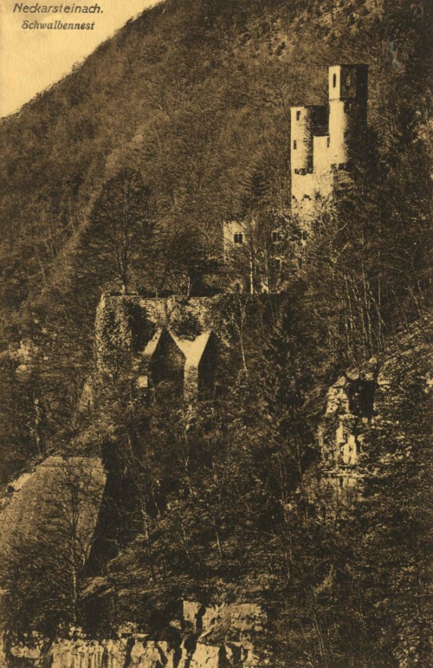 Neckarsteinach, Hessen - Schwalbennest (Zeno Ansichtskarten)